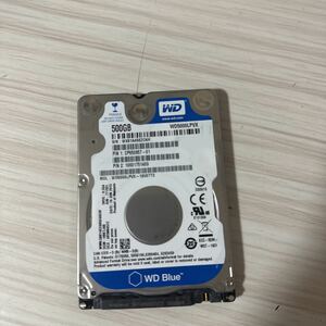 W19:【動作保証/使用0時間】Western Digital　7mm 2.5インチ　HDD　500GB　WD5000LPVX