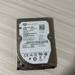 W86:【動作保証/使用0時間】Seagate 500GB HDD ST500LM000-SSHD-8GB 2.5インチHDD 7mm厚 CrystalDiskInfo正常判定