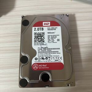 X138:【動作保証/使用0時間/AVコマンド対応】WDC WD20EFRX 3.5インチHDD SATA 2TB 2000GB