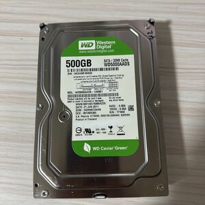 Q391:◇動作保証/AVコマンド対応◆使用0時間 WDC WD5000AADS-14S9B1 SATA 3.5インチHDD SATA 500GB