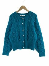 ZARA ザラ ウール混 ニット カーディガン sizeM/ライトブルー ◇■ ☆ dkc7 レディース_画像1