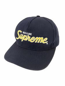 Supreme シュプリーム ロゴ刺 キャップ 紺 ■■◎ ☆ dkc7 メンズ