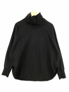 Des Pres デプレ トゥモローランド ウール100% ハイネック カットソー sizeS/黒 ◇■ ☆ dla4 レディース