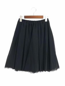 M-PREMIER エムプルミエ チュール スカート size38/ブラック ■■ ☆ dla4 レディース