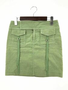 JILLSTUART Jill Stuart corduroy miniskirt size2/ green *# * dla4 lady's 