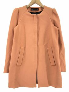 ZARA WOMAN ザラ ウーマン ロング ジャケット sizeUSA Ｓ/サーモンピンク ◇■ ☆ dlb1 レディース