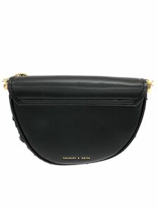 CHARLES & KEITH チャールズ＆キース ショルダー バッグ 黒 ■■ ☆ dlb1 レディース