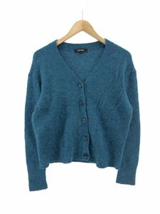 UNTITLED Untitled wool . cardigan ensemble size2/ blue group *# * dlb1 lady's 