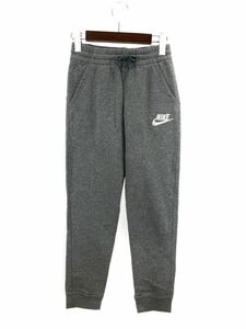 NIKE ナイキ 裏起毛 ワンポイント スウェット パンツ sizeM/グレー ◇■ ☆ dlb1 子供服