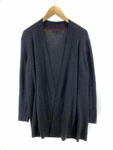 iCB I si- Be wool 100% cardigan sizeL/ charcoal gray *# * dlb1 lady's 