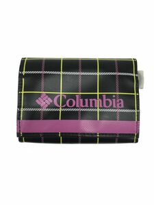 Columbia コロンビア チェック 財布 黒×ピンク ■■ ☆ dlb1 レディース