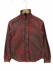 BEAMS BOY Beams Boy check shirt red ## * dlb1 lady's 