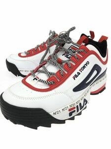 FILA フィラ ボリュームソール スニーカー size24/白系 ■■ ☆ dlb1 レディース