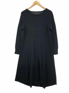 UNTITLED アンタイトル ウール100% ワンピース size2/ブラック ◇■ ☆ dlb1 レディース