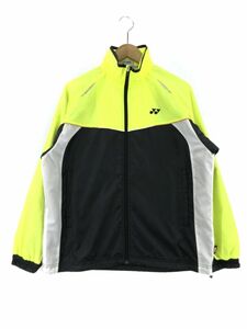 YONEX ヨネックス トレーニング ジャケット sizeS/黒×黄 ◇■ ☆ dlb8 メンズ