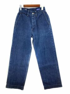 MARGARET HOWELL マーガレットハウエル ワイド デニムパンツ size27/青 ■■ ☆ dlb8 レディース