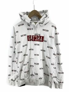 GOTCHA Gotcha total pattern pull over Parker sizeM/ white *# * dlb8 men's 