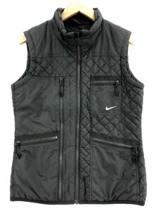 NIKE ナイキ 中綿ベスト sizeL/黒 ◇■ ☆ dlb8 レディース