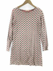 BEAMS BOY Beams Boy total pattern One-piece red group *# * dlb8 lady's 