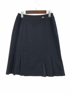 Courreges Courreges wool . skirt size40/ dark blue *# * dlb8 lady's 