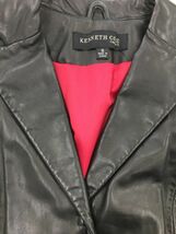 Kenneth Cole ケネス コール レザー ジャケット sizeS/黒 ◇■ ☆ dlb8 レディース_画像6