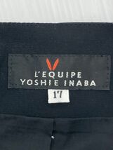 yoshie inaba ヨシエイナバ Aライン 台形 スカート size17/黒 ■■ ☆ dlb8 レディース_画像5