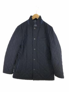 LANVIN ランバン ウール混 キルティング ジャケット 濃紺 ◆■ ☆ dlb8 メンズ