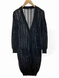 AZUL BY MOUSSY azur bai Moussy ... braided long cardigan sizeS/ black *# * dlc5 lady's 