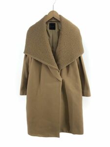 URBAN RESEARCH ROSSO rosso wool . hood muffler attaching long coat sizeF/ beige *# * dlc5 lady's 