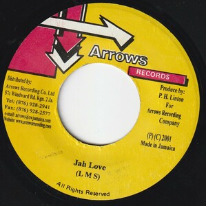 JA盤7”EP★L.M.S★Jah Love★Jah Love Riddim★2001年★Arrows★Lovers Rock Reggae★超音波洗浄済★試聴可能