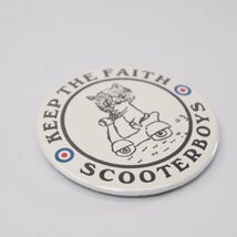 Button badge 54mm scooter cat 缶バッジ スクーターキャット Vespa Lambretta ベスパ ランブレッタ 50S 100 ET3 GTR RALLY PX200E 160GS_画像2