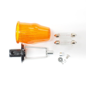 handlebar end indicator orange for VESPA 50s 100 125et3 ベスパ 6/12V オレンジ ウインカー 1個 バーエンド 純正タイプ