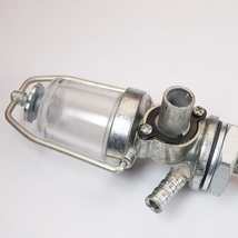 Fuel Tap OLYMPIA for Vespa 125 VNA-TS 150 VBA-T4 160GS 180SS Rally ベスパ 燃料コック ガラスボウルタイプ_画像2