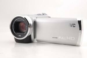 動作品 JVC Everio エブリオ GZ-E780-S FULL HD シルバー ビクター デジタルビデオカメラ 管K5348