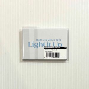 NiziU 未開封 フォトカードセットB（全メンバー9枚入り）Live with U 2022＂Light it Up＂