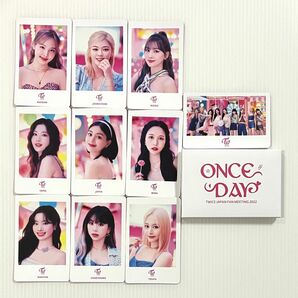 TWICE フォトカードセット（全メンバー10枚入り）ONCE DAY