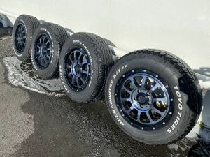 ● タイヤホイール4本セット TOYOオープンカントリーAT EX 2022年製　215/70r16 MIDマルカサービス　ナイトロパワー　M10 