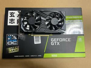 玄人志向 GF-GTX1650-E4GB/OC/DF PCIExp 4GB