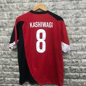 【サッカー】浦和レッズ #8 柏木陽介 KASHIWAGI Jリーグオフィシャル 半袖プラシャツ Lサイズ