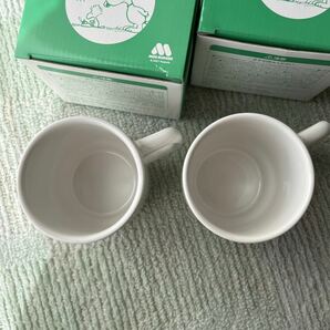 送料込！スヌーピー マグカップ 2個セット モスバーガー 日本製 陶器の画像2