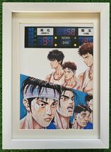 【額装品】スラムダンク　SLAM DUNK 海外版イラスト　井上雄彦　B 検)セル画　原画　ポストカード　イラスト　ポスター_画像1