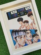 【額装品】スラムダンク　SLAM DUNK 海外版イラスト　井上雄彦　B 検)セル画　原画　ポストカード　イラスト　ポスター_画像5