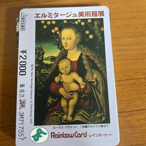 使用済み　レインボーカード　エルミタージュ美術館展