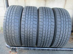 ★☆185/60R15 84Q ダンロップ WINTER MAXX WM02 スタッドレス 2020年製 4本 送料込 T33091017☆★インボイス領収書発行可能