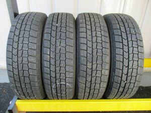 ★☆165/65R13 77Q ダンロップ WINTER MAXX WM02 スタッドレス 2019年製 4本 送料込 T34411118☆★インボイス領収書発行可能