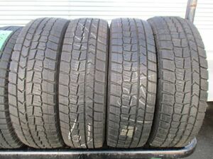 ★☆185/70R14 88Q ダンロップ WINTER MAXX WM02 スタッドレス 2019年製 4本 送料込 T34791202☆★インボイス領収書発行可能