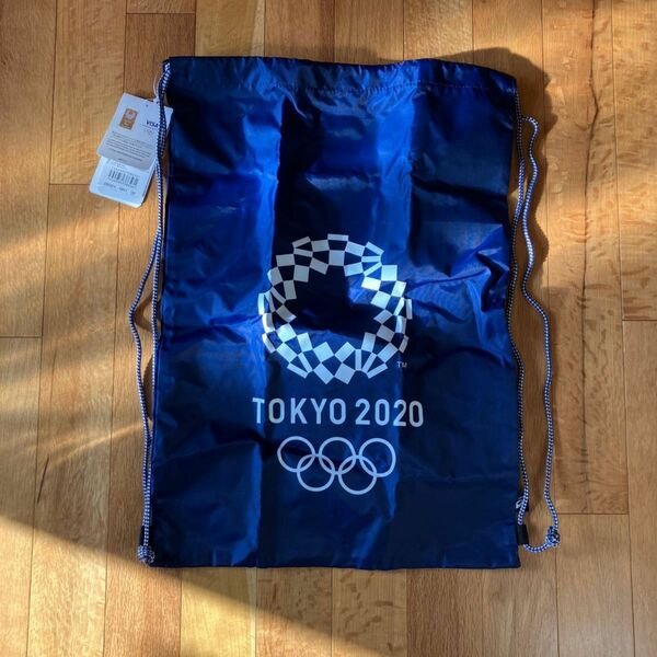 東京オリンピック2020 ナップザック　リュック　公式グッズ　サッカー日本代表応援グッズにも！　おまけに2024卓上カレンダー付！