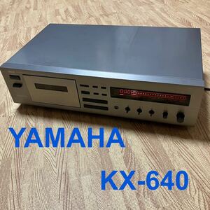 Yamaha ヤマハ KX-640 ステレオカセットデッキ ジャンク 通電確認済み 除菌済み