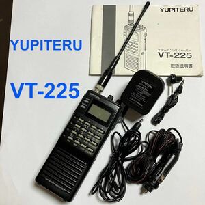 YUPITERU ユピテル VT-225 ジャンク 通電の確認済み エアバンドレシーバー 説明書付き
