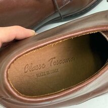 Classe Toscana チャッカブーツ サイズ:40 レザーシューズ 革靴 ブラウン クラッセトスカーナ イタリア製 digjunkmarket_画像8